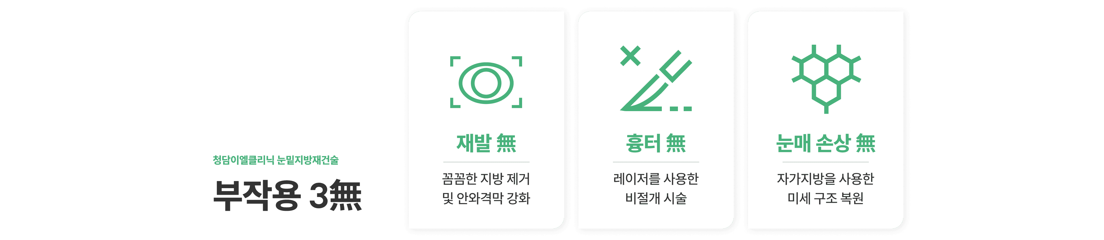 눈밑지방재배치청담EL
